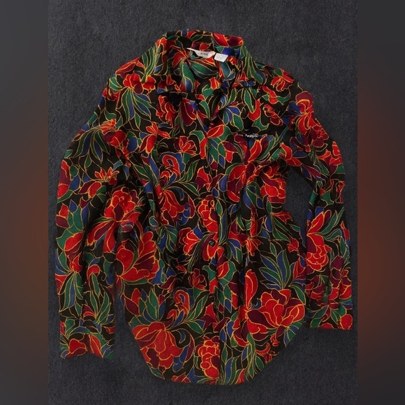 Partners Mervyns Tops - Vintage 1980s Partners Mervyns Button down Top S